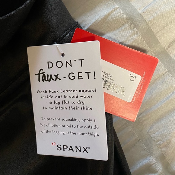 Spanx leather leggings size M - Picture 4 of 5